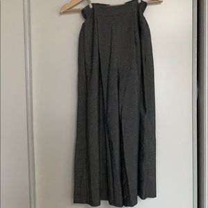 Zara Skirt Pants Gray Silver XS
